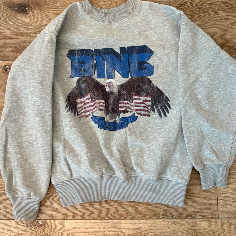 Anine Bing grey sweatshirt